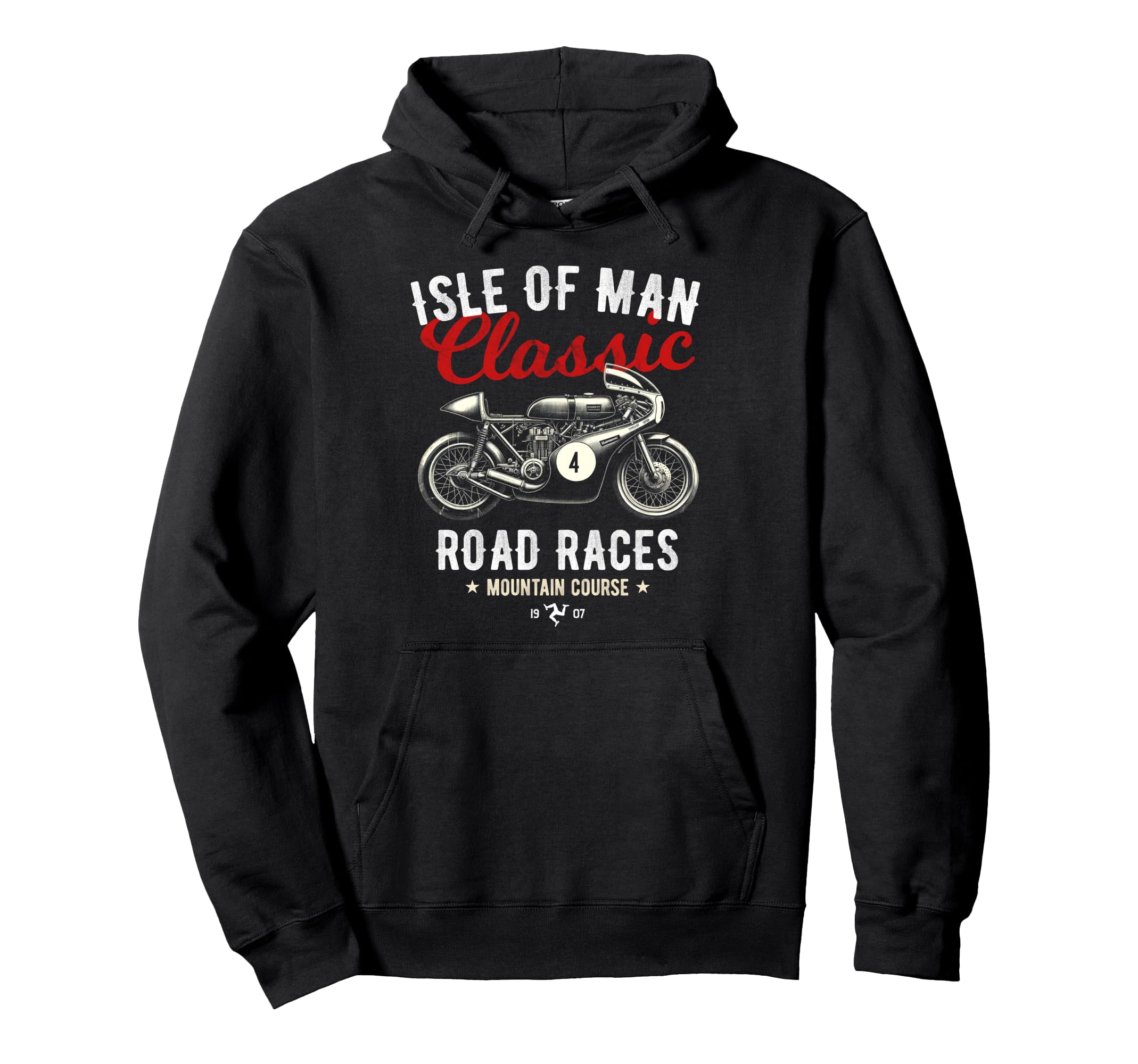 Isle Motorcycle Races Motorbike Race Hoodie - Streetwear Style Unisex - T-Shirt, Sweatshirt, Hoodie