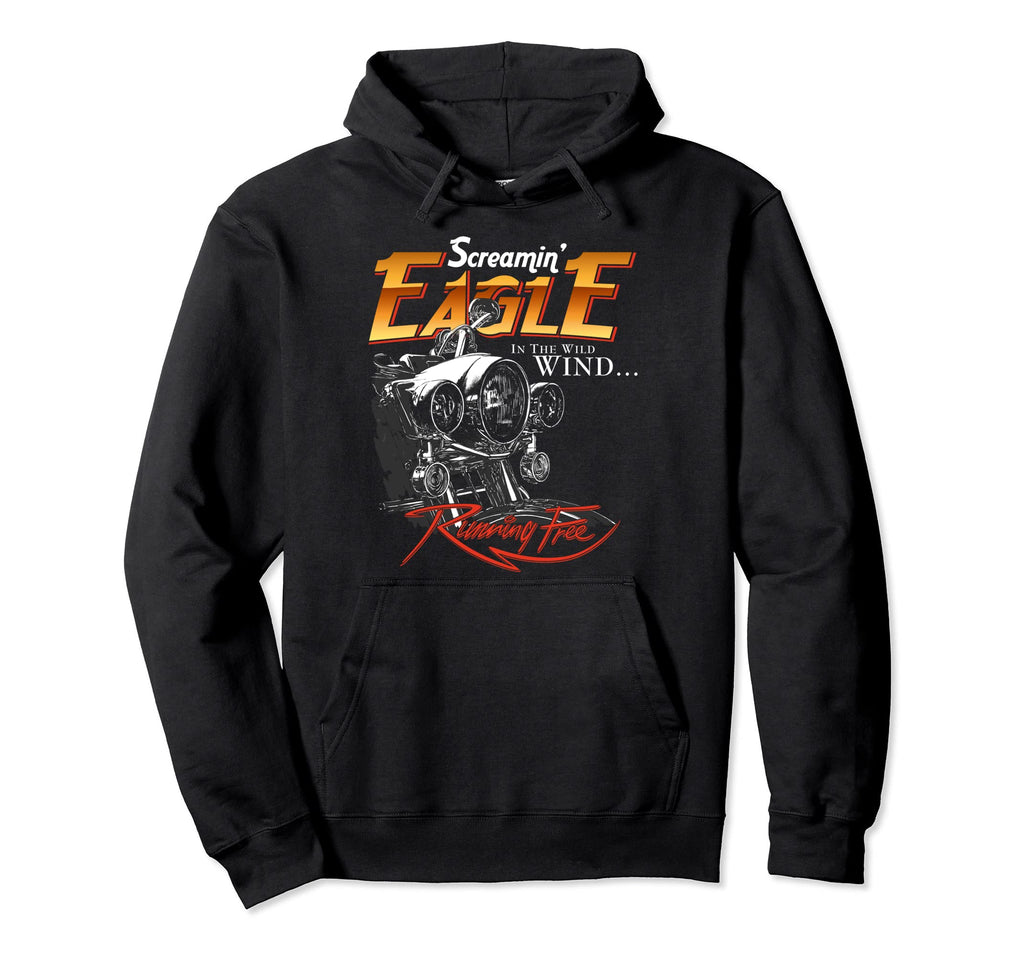 Screamin Eagle Biker Motorcycle Gift Hoodie - Trendy Graphic Men Women - T-Shirt, Sweatshirt, Hoodie