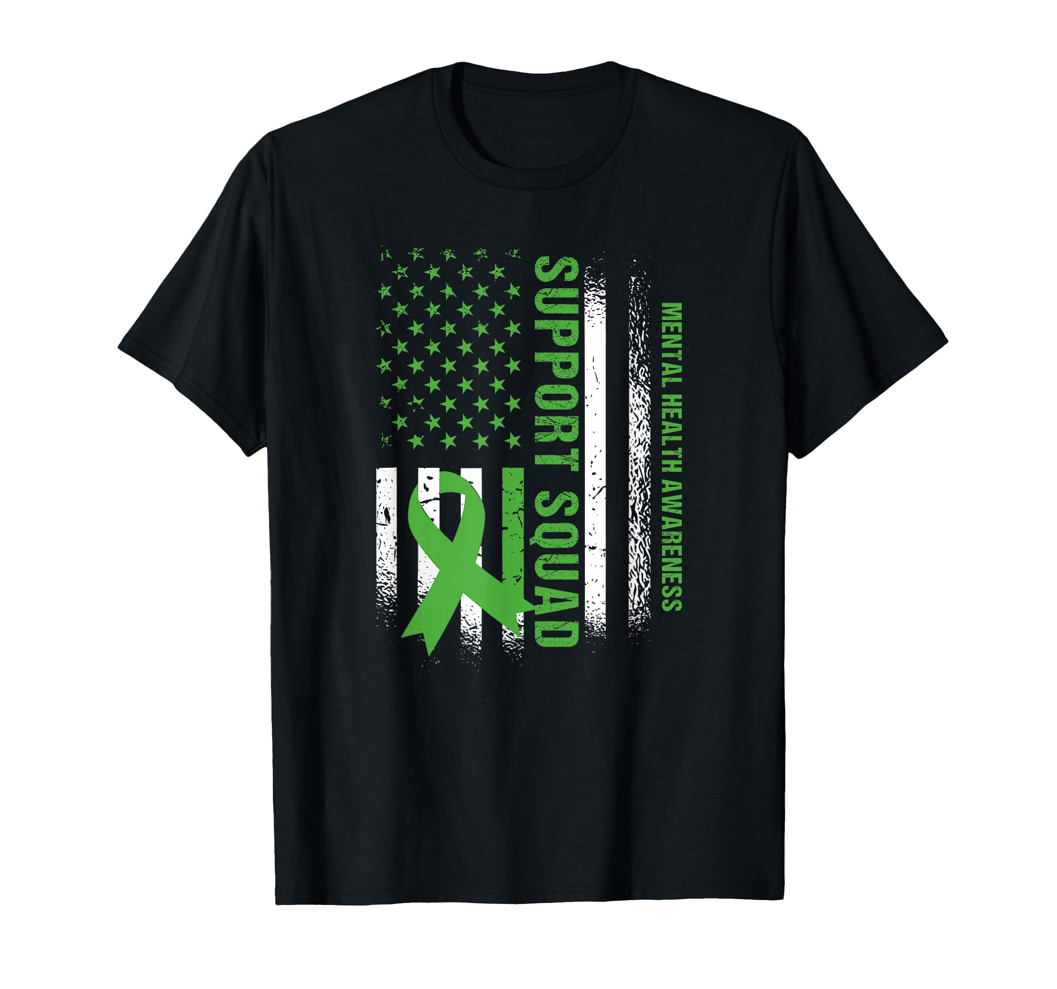 Support Mental Health Squad Awareness Us T-Shirt - Novelty Apparel Unisex - T-Shirt, Sweatshirt, Hoodie