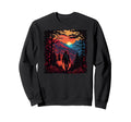 Hiking Camping Mountains Sunset Hiker Sweatshirt - Custom Art Print Unisex - T-Shirt, Sweatshirt, Hoodie