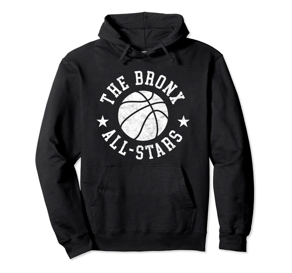 Bronx Nyc All Stars Distressed 80S Hoodie - Novelty Apparel Men Women - T-Shirt, Sweatshirt, Hoodie