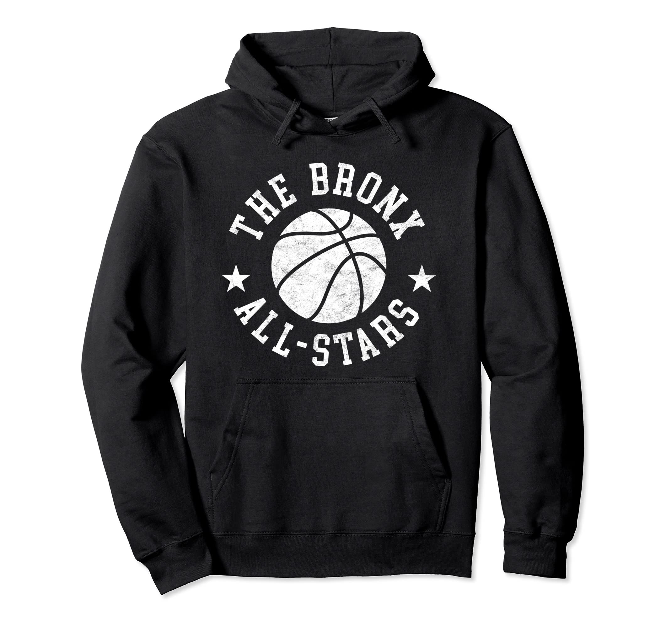 Bronx Nyc All Stars Distressed 80S Hoodie - Novelty Apparel Men Women - T-Shirt, Sweatshirt, Hoodie