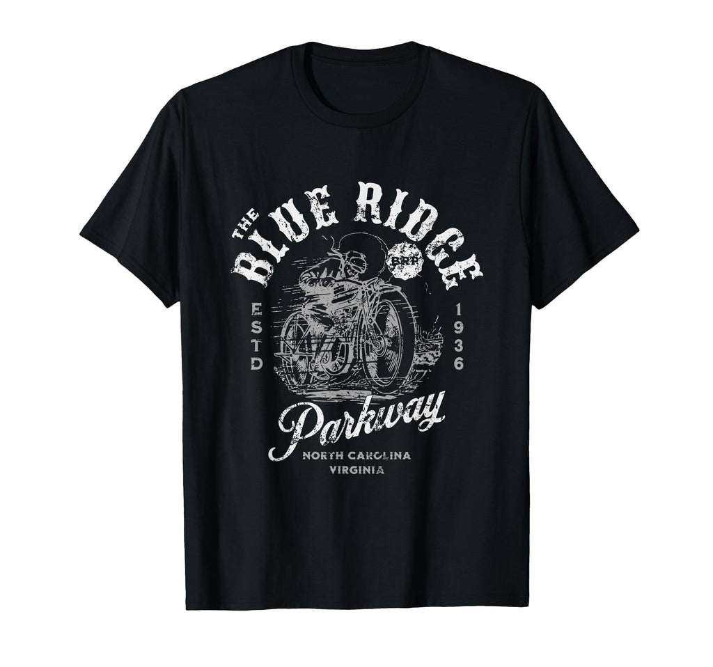 Blue Ridge Parkway Motorcycle T-Shirt - Trendy Graphic for Adults - T-Shirt, Sweatshirt, Hoodie
