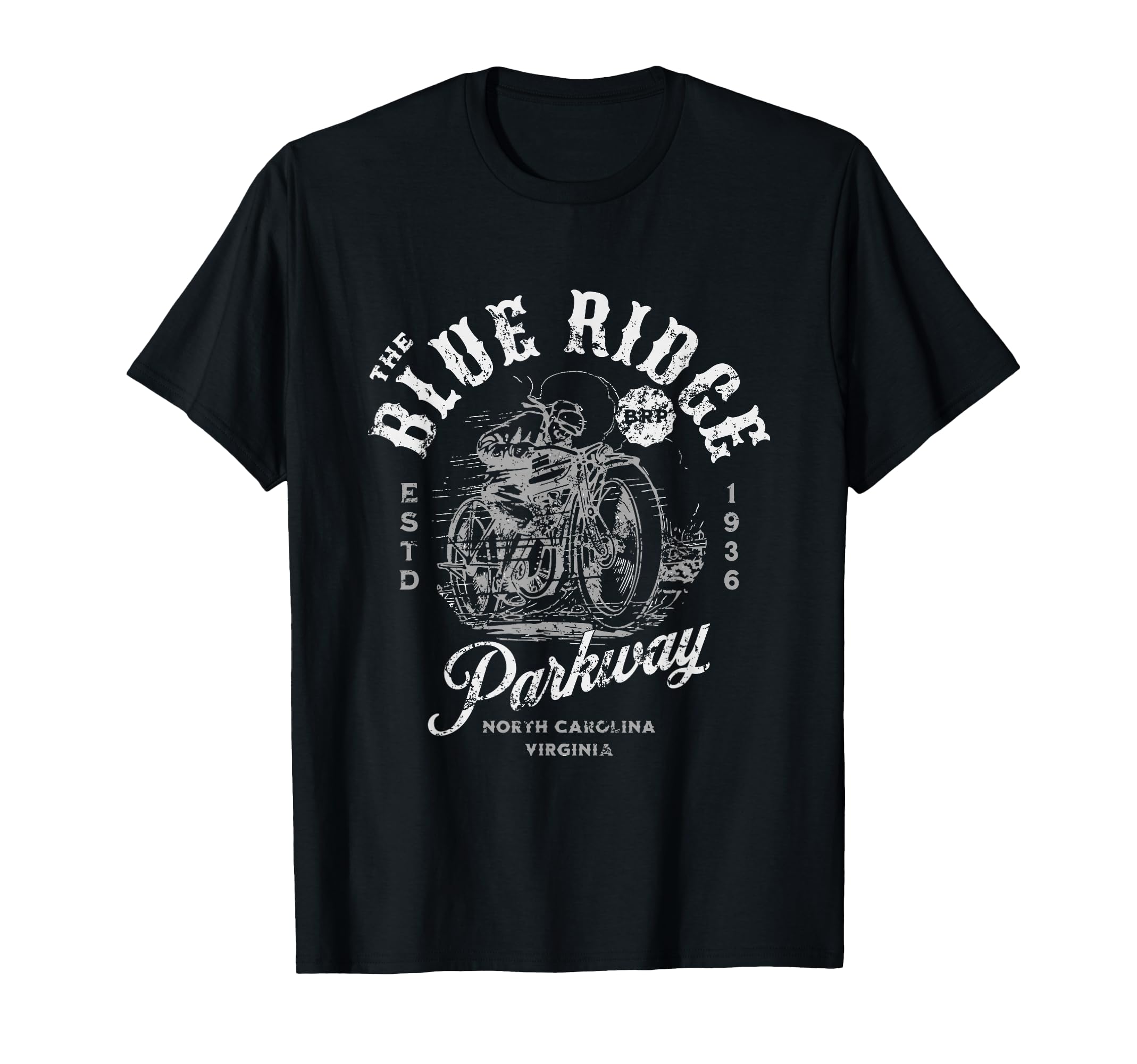 Blue Ridge Parkway Motorcycle T-Shirt - Trendy Graphic for Adults - T-Shirt, Sweatshirt, Hoodie
