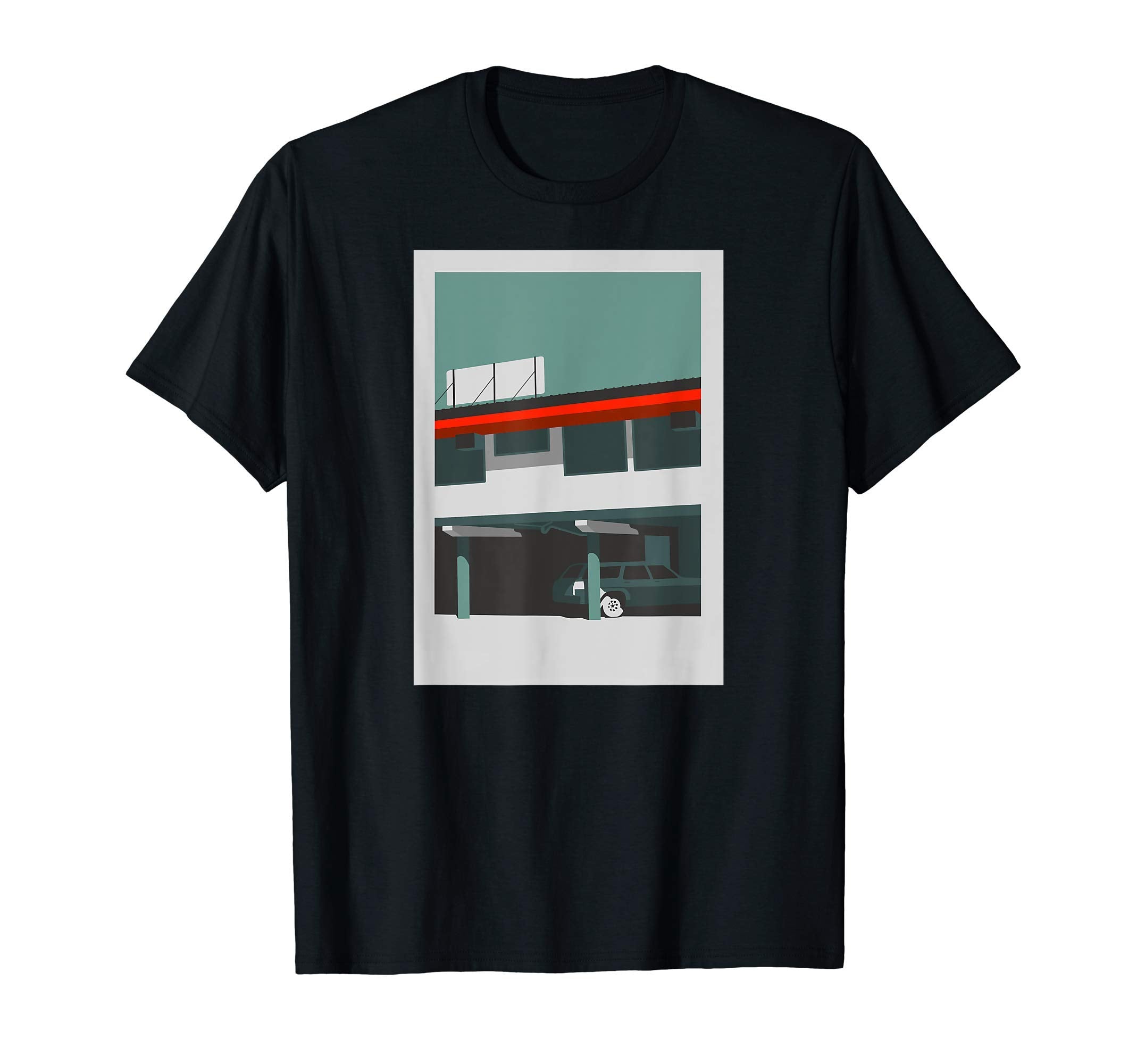 Car Garage Race Station Wagon T-Shirt - Trendy Graphic Unisex - T-Shirt, Sweatshirt, Hoodie