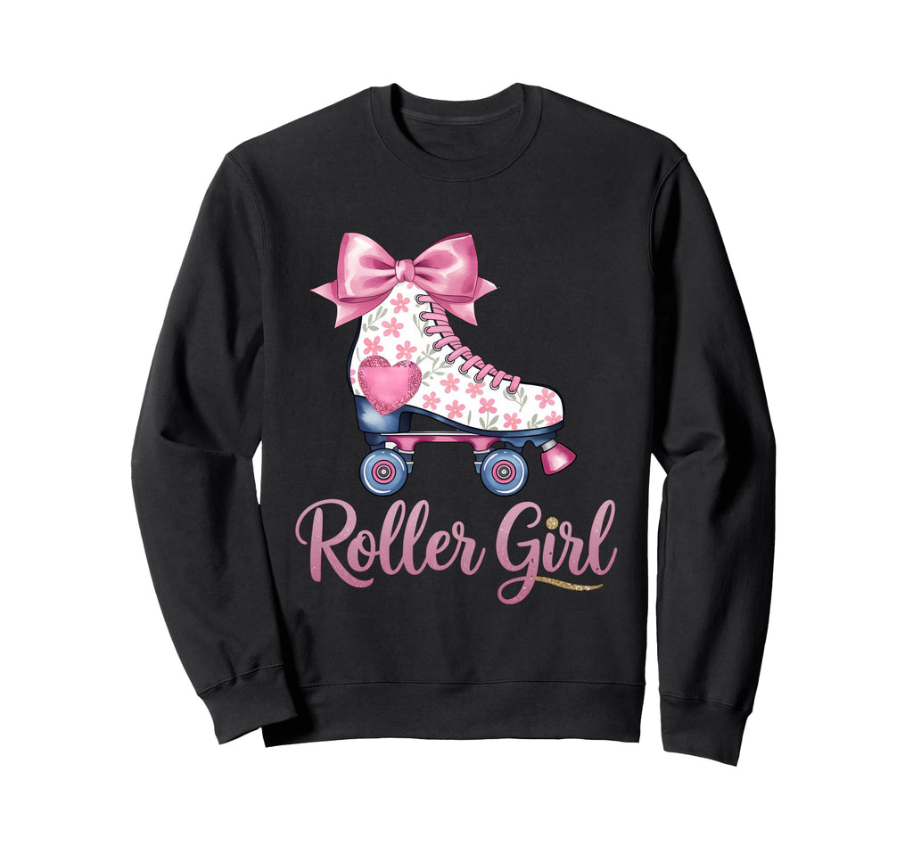 Roller Skater 70S 80S 90S Sweatshirt - Fun Novelty Design for Adults - T-Shirt, Sweatshirt, Hoodie