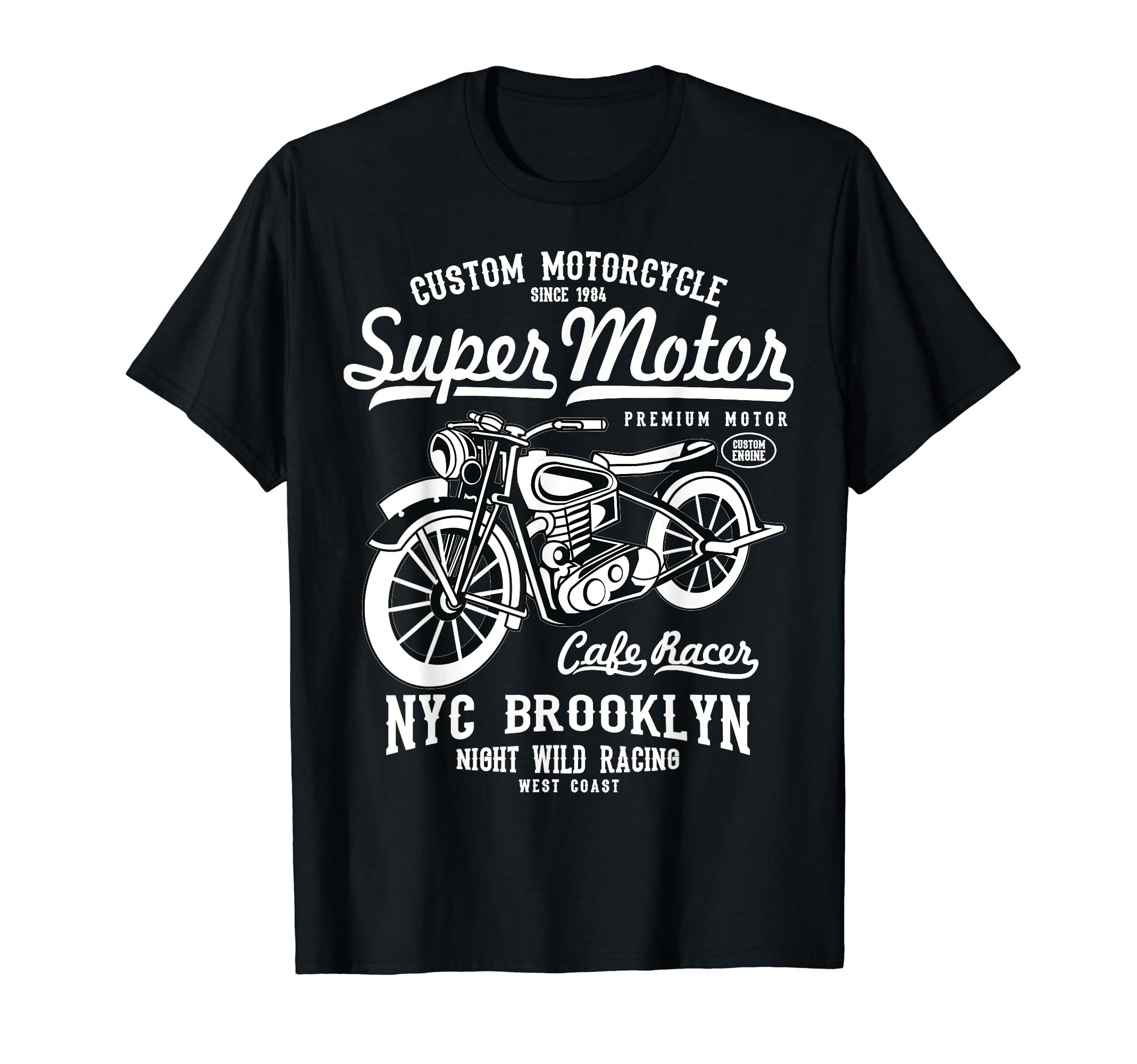 Biker Motorcycle Super Motor T-Shirt - Fun Novelty Design Men Women - T-Shirt, Sweatshirt, Hoodie