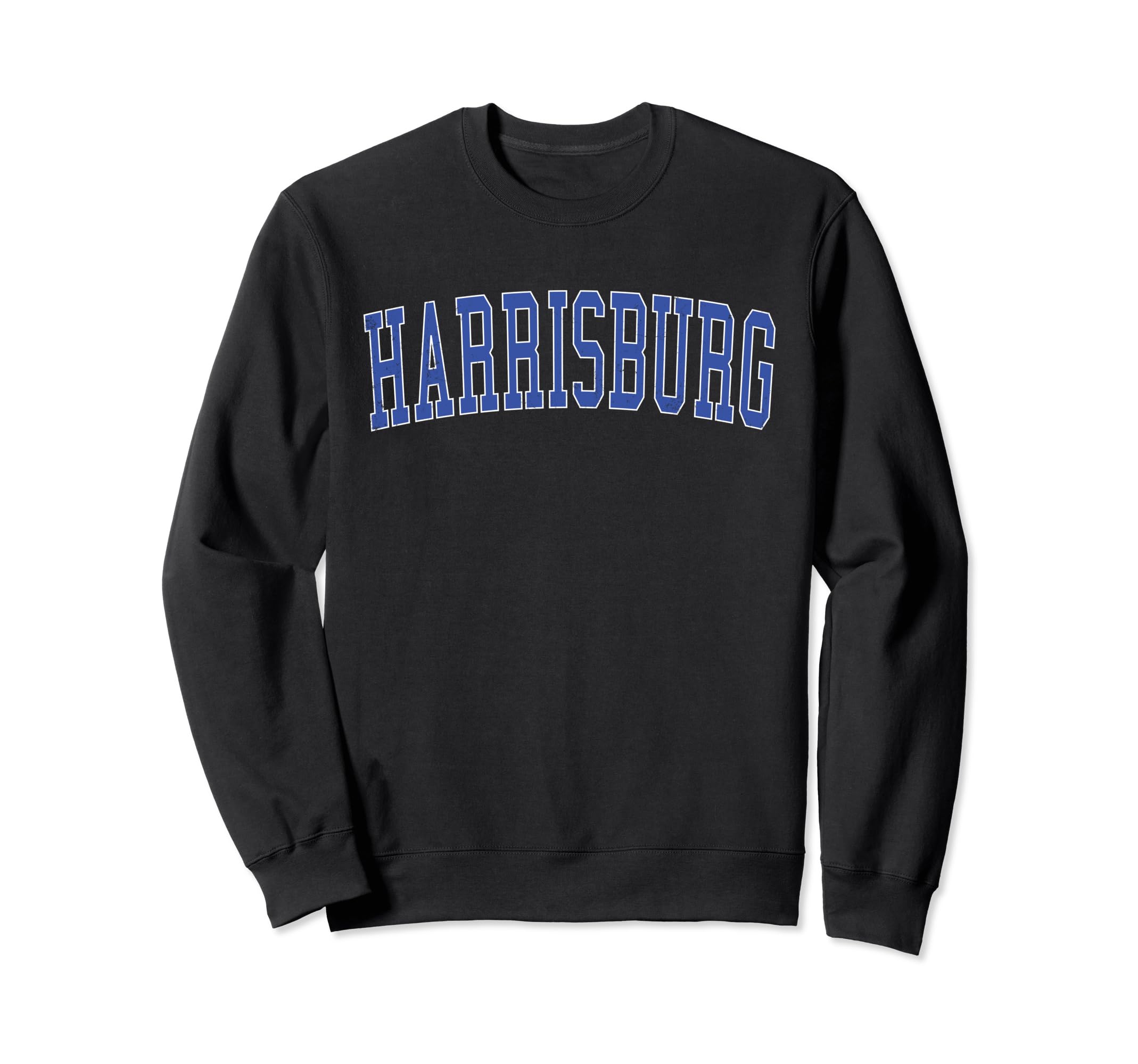 Harrisburg Pa Distressed Blue Sweatshirt - Casual Everyday Wear Unisex - T-Shirt, Sweatshirt, Hoodie