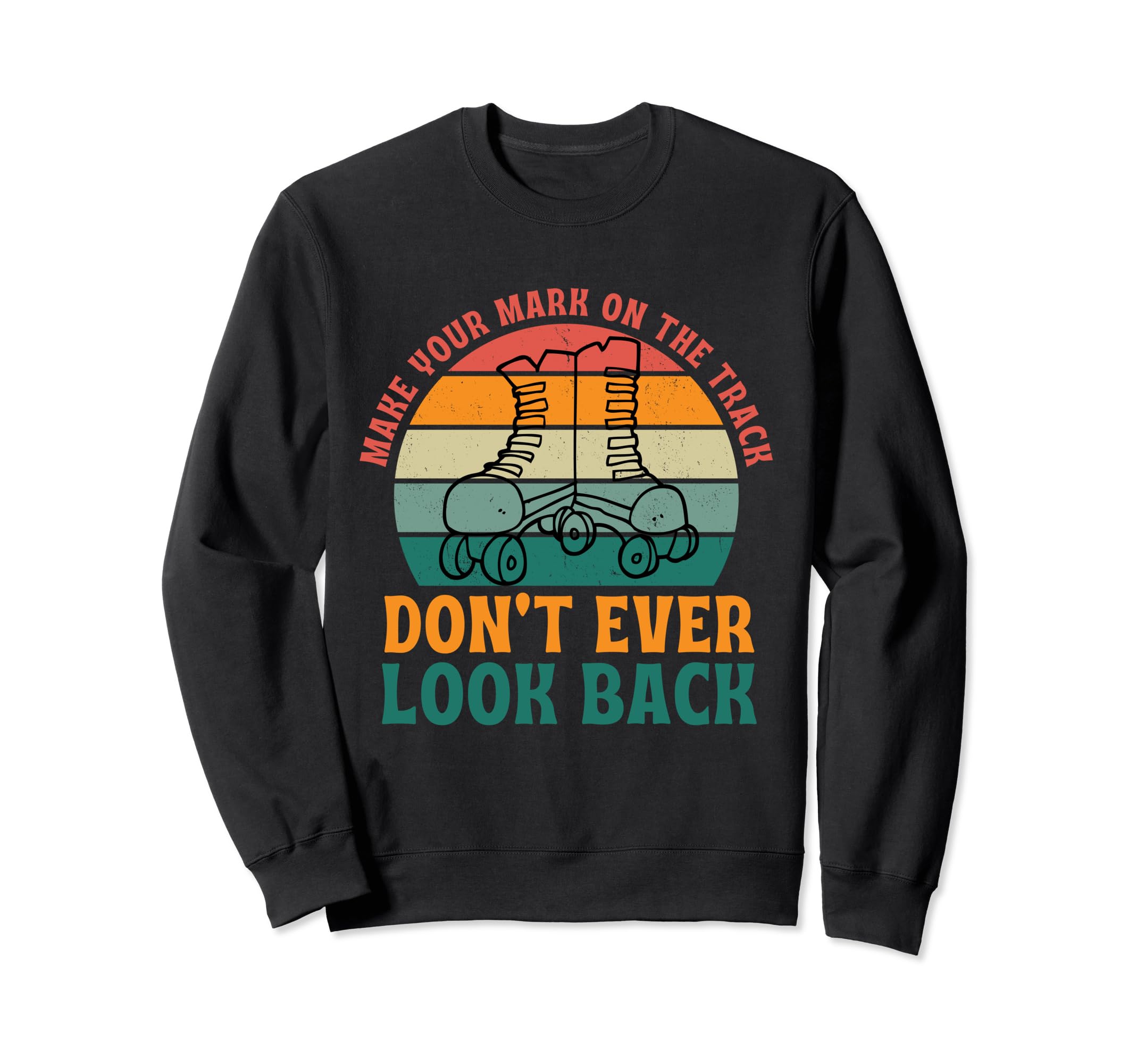 Roller Derby Player Roller Skater Sweatshirt - Trendy Graphic for Adults - T-Shirt, Sweatshirt, Hoodie