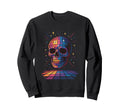 Disco Ball Skull Dance Party Dark Sweatshirt - Custom Art Print for Adults - T-Shirt, Sweatshirt, Hoodie