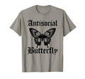 Funny Anti Social Butterfly Introvert T-Shirt - Streetwear Style Unisex - T-Shirt, Sweatshirt, Hoodie