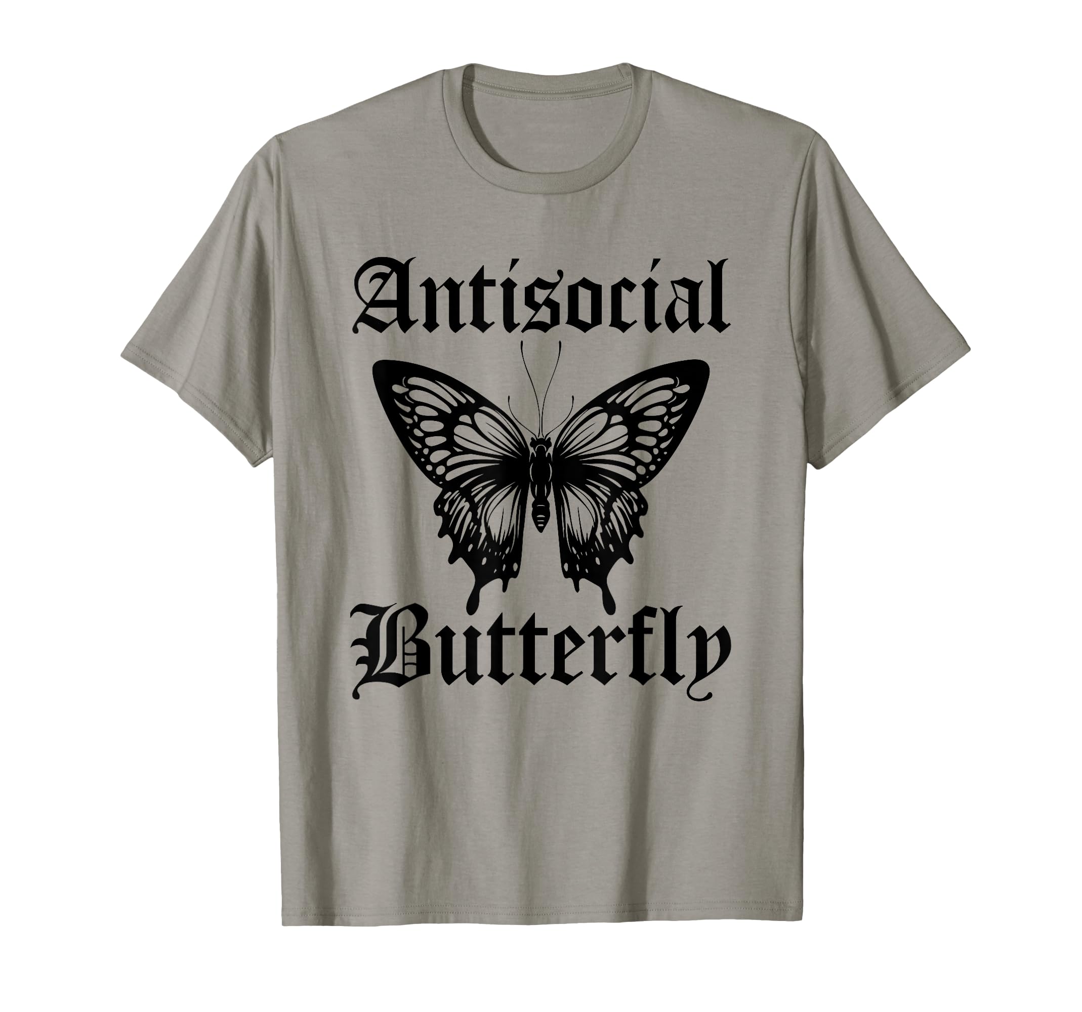 Funny Anti Social Butterfly Introvert T-Shirt - Streetwear Style Unisex - T-Shirt, Sweatshirt, Hoodie