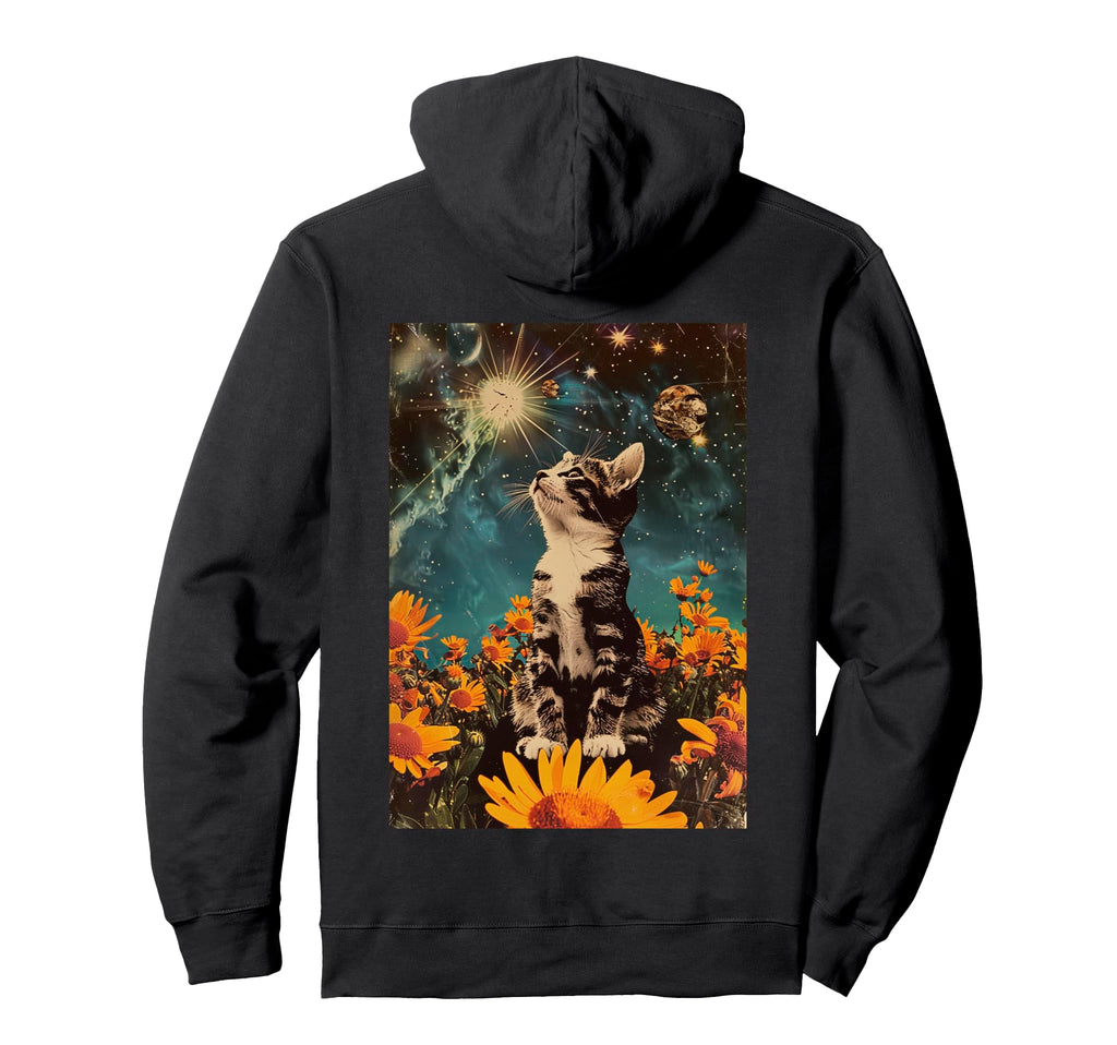 Funny Art Cat Kitten Hoodie - Unique Graphic Men Women - T-Shirt, Sweatshirt, Hoodie