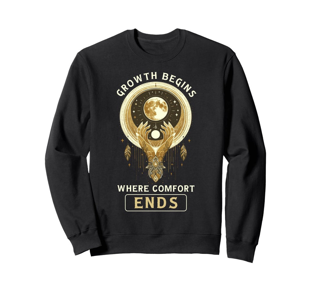 Personal Growth Mindset Celestial Full Sweatshirt - Graphic Print Unisex - T-Shirt, Sweatshirt, Hoodie