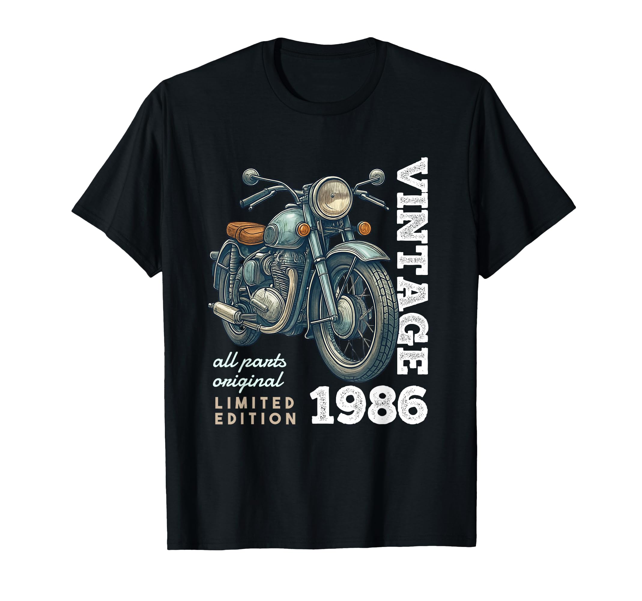 1986 40 Years Old Motorcycle 40Th Birthday T-Shirt - Novelty Apparel Unisex - T-Shirt, Sweatshirt, Hoodie