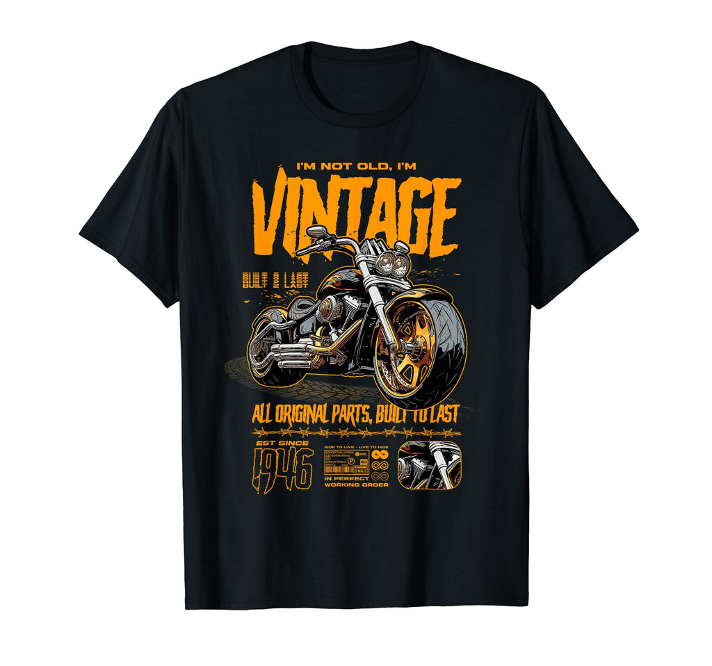 Motorcycle Bikers Motorbike Birthday T-Shirt - Casual Everyday Wear Unisex - T-Shirt, Sweatshirt, Hoodie