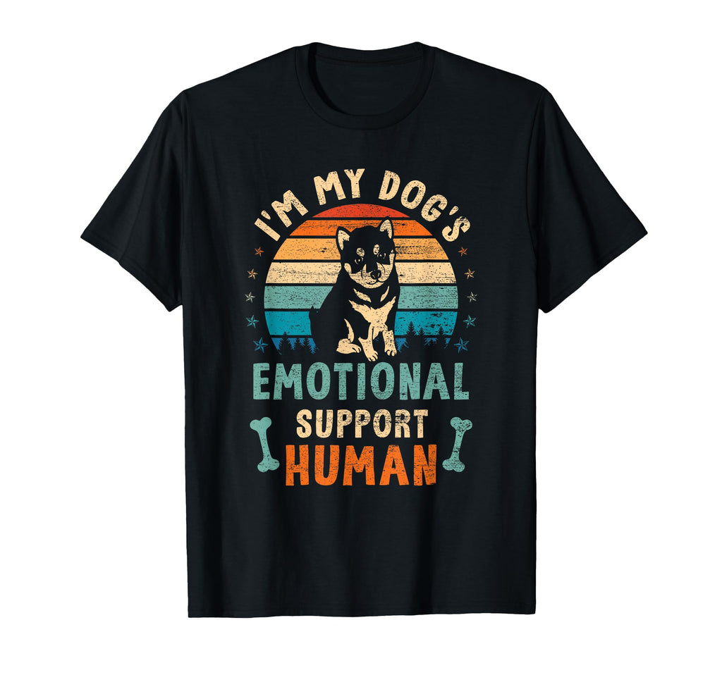 Im My Dogs Emotional Supports T-Shirt - Casual Everyday Wear for Adults - T-Shirt, Sweatshirt, Hoodie
