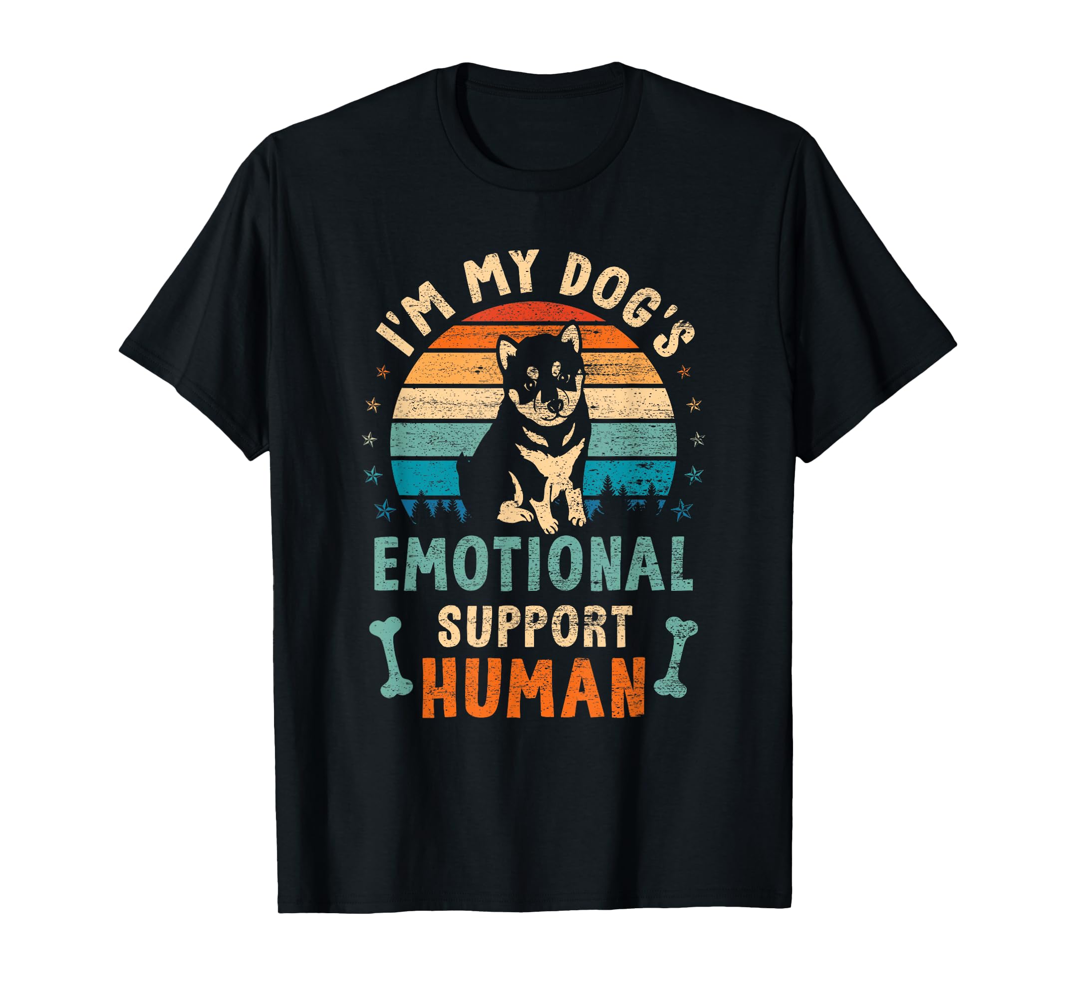 Im My Dogs Emotional Supports T-Shirt - Casual Everyday Wear for Adults - T-Shirt, Sweatshirt, Hoodie