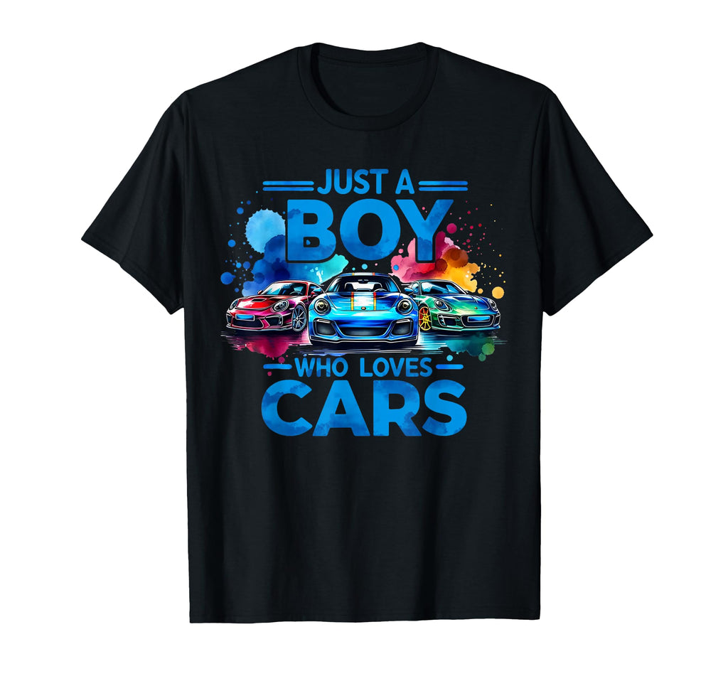 Just Who Loves Cars Sleek Sports Car T-Shirt - Trendy Graphic Men Women - T-Shirt, Sweatshirt, Hoodie