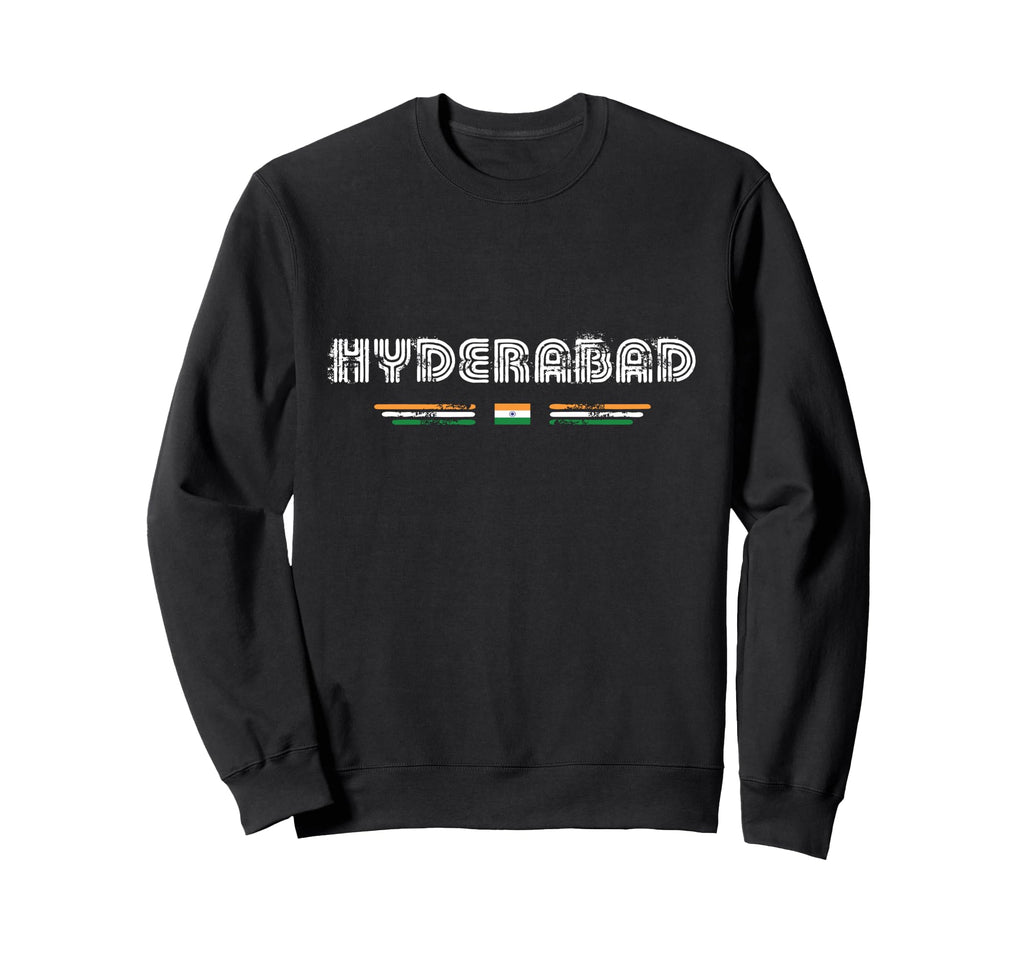 Hyderabad India 70S 80S Type Sweatshirt - Streetwear Style Men Women - T-Shirt, Sweatshirt, Hoodie