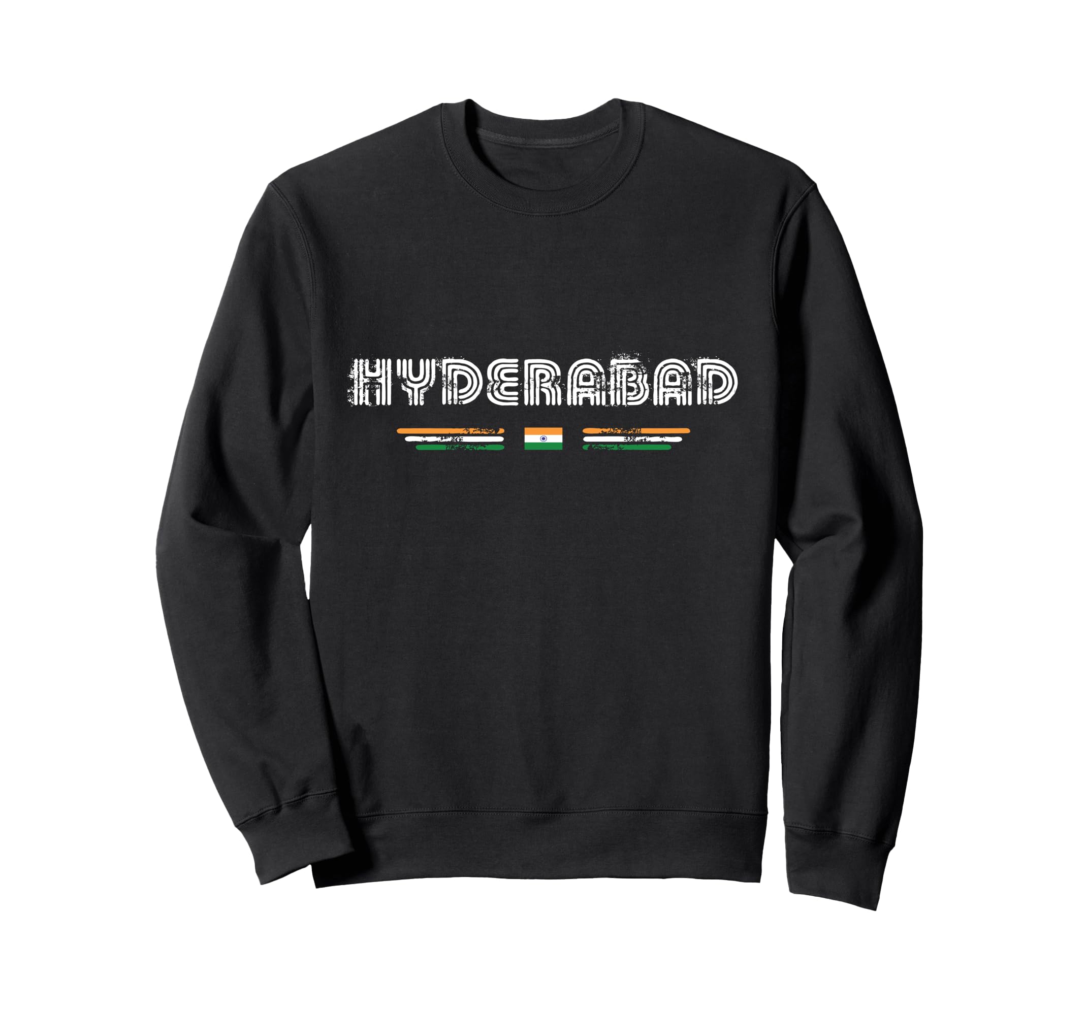 Hyderabad India 70S 80S Type Sweatshirt - Streetwear Style Men Women - T-Shirt, Sweatshirt, Hoodie