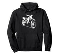 Dirt Bike 3D Wireframe Motorcycle Hoodie - Custom Art Print Men Women - T-Shirt, Sweatshirt, Hoodie
