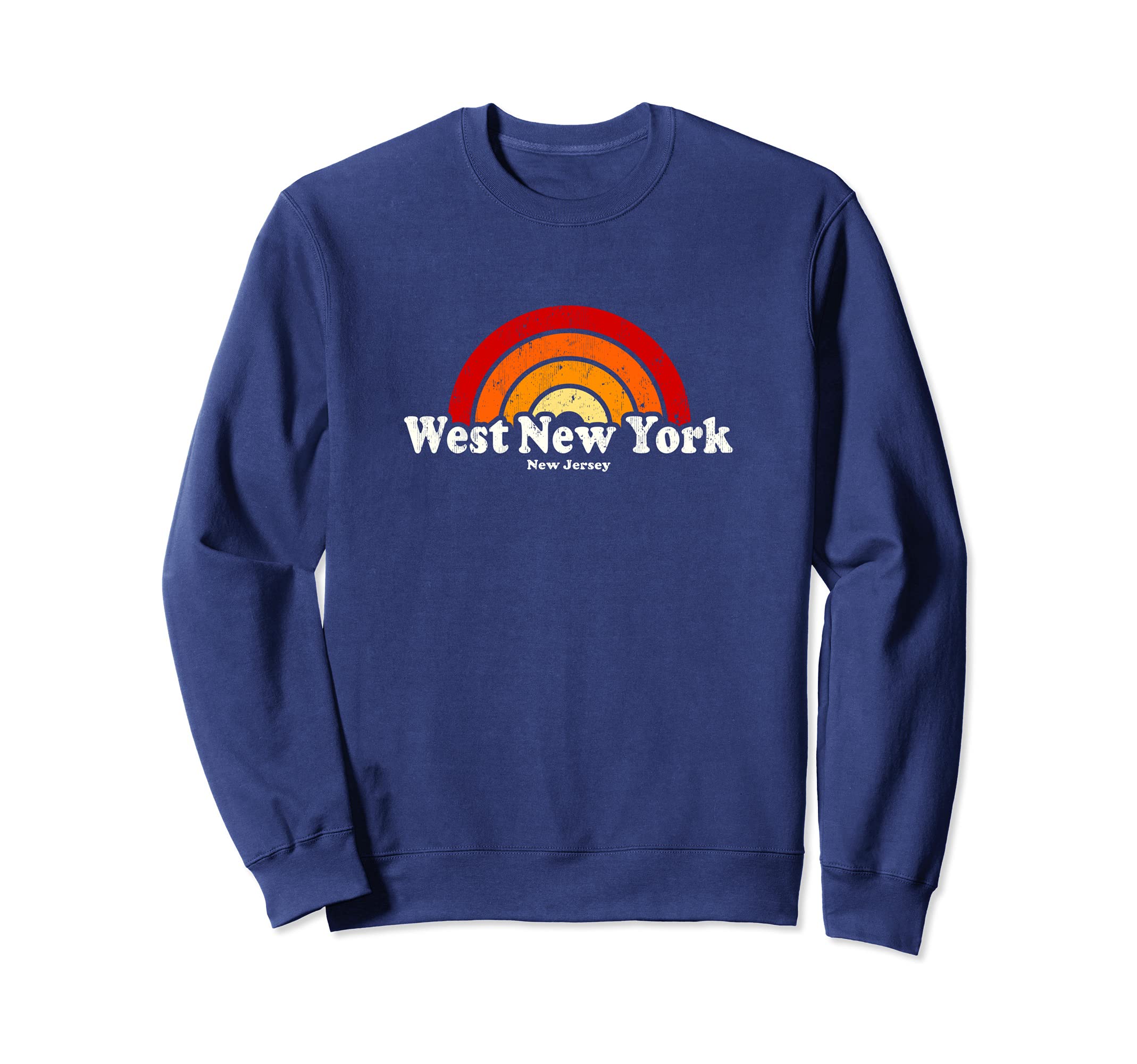 West New York New Jersey Nj 70S Sweatshirt - Custom Art Print Men Women - T-Shirt, Sweatshirt, Hoodie