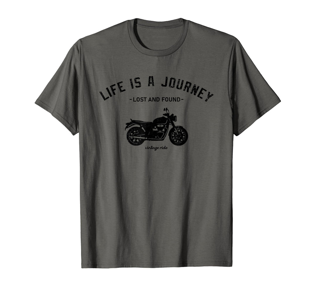 Bike Funny Life Is Journey T-Shirt - Casual Everyday Wear Men Women - T-Shirt, Sweatshirt, Hoodie