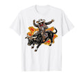 Cowboy Rodeo Horse Riding Usa Cowboy T-Shirt - Minimalist Print Men Women - T-Shirt, Sweatshirt, Hoodie