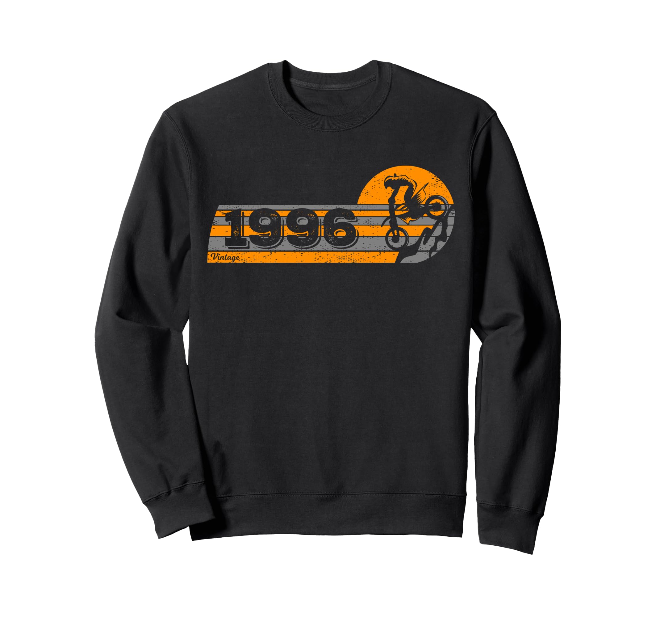 Motorcross Motorcycle 1996 Birthday Sweatshirt - Trendy Graphic Men Women - T-Shirt, Sweatshirt, Hoodie