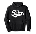 Thicc Bold Funny Typography Slang Hoodie - Trendy Graphic Unisex - T-Shirt, Sweatshirt, Hoodie