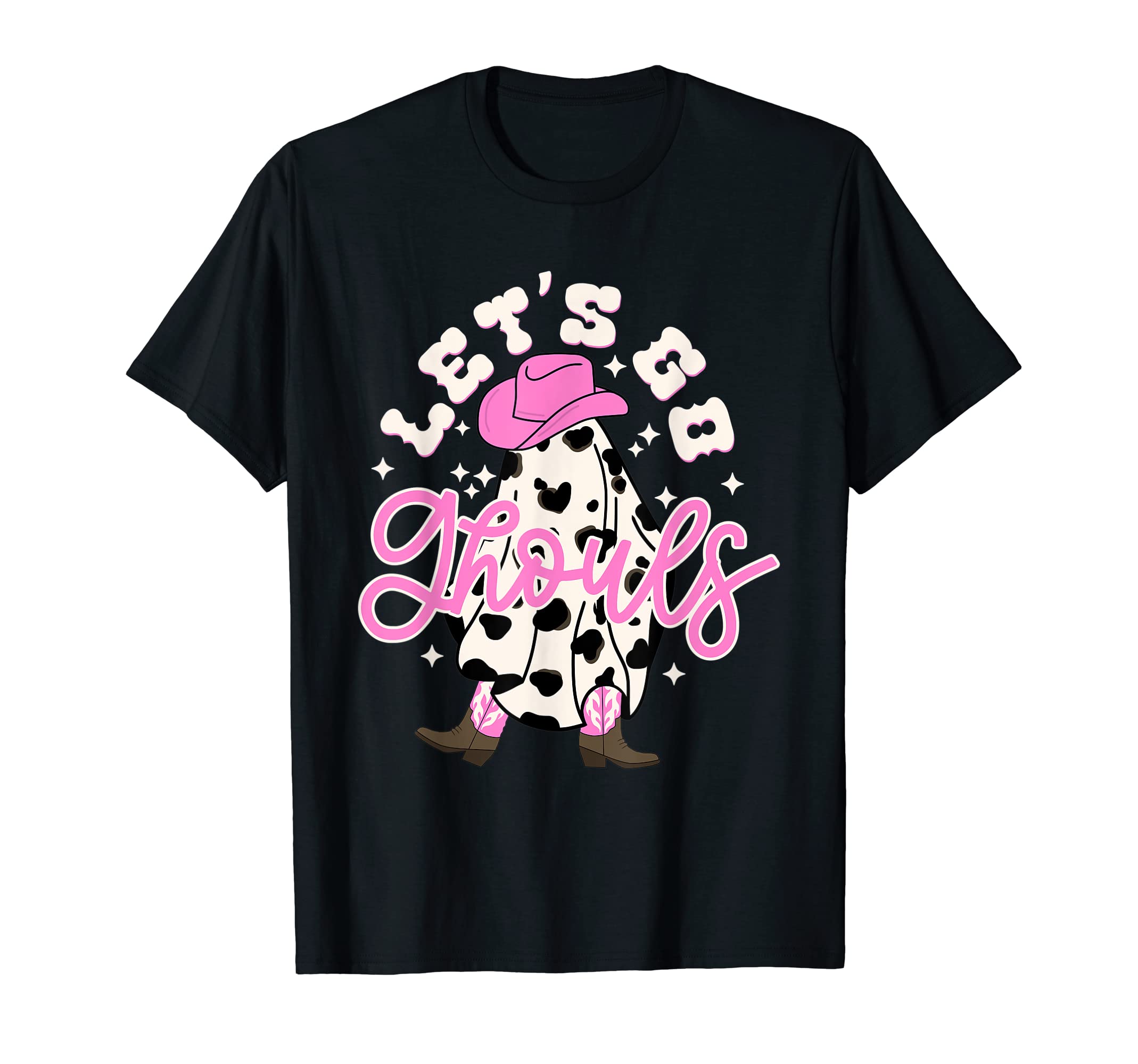 Lets Go Ghouls Cowgirl Western T-Shirt - Custom Art Print for Adults - T-Shirt, Sweatshirt, Hoodie