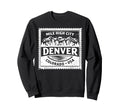 Denver Colorado Usa Travel Stamp Sweatshirt - Trendy Graphic for Adults - T-Shirt, Sweatshirt, Hoodie