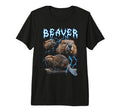 Beaver 90S Heavy Metal Beaver Animal T-Shirt - Novelty Apparel Unisex - T-Shirt, Sweatshirt, Hoodie