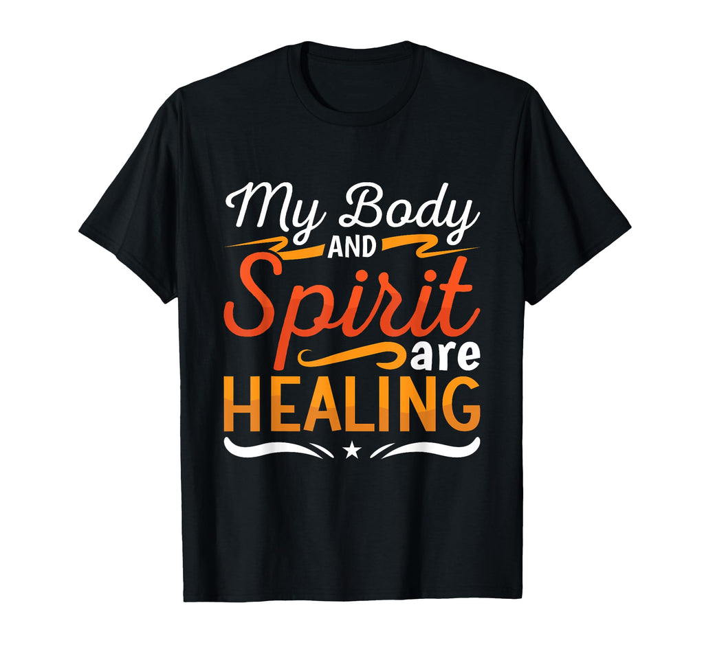My Body And Spirit Coffee Anxiety T-Shirt - Minimalist Print for Adults - T-Shirt, Sweatshirt, Hoodie