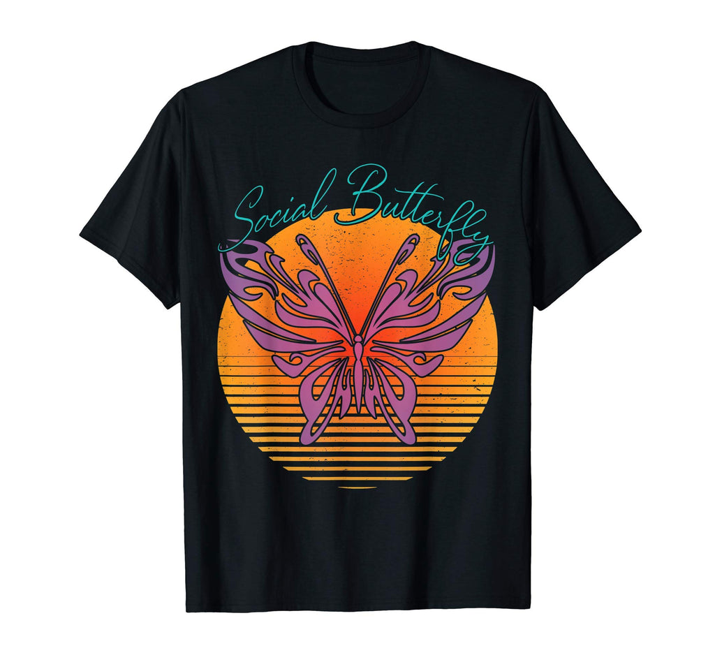 Beautiful Social Butterfly Fun T-Shirt - Fun Novelty Design for Adults - T-Shirt, Sweatshirt, Hoodie