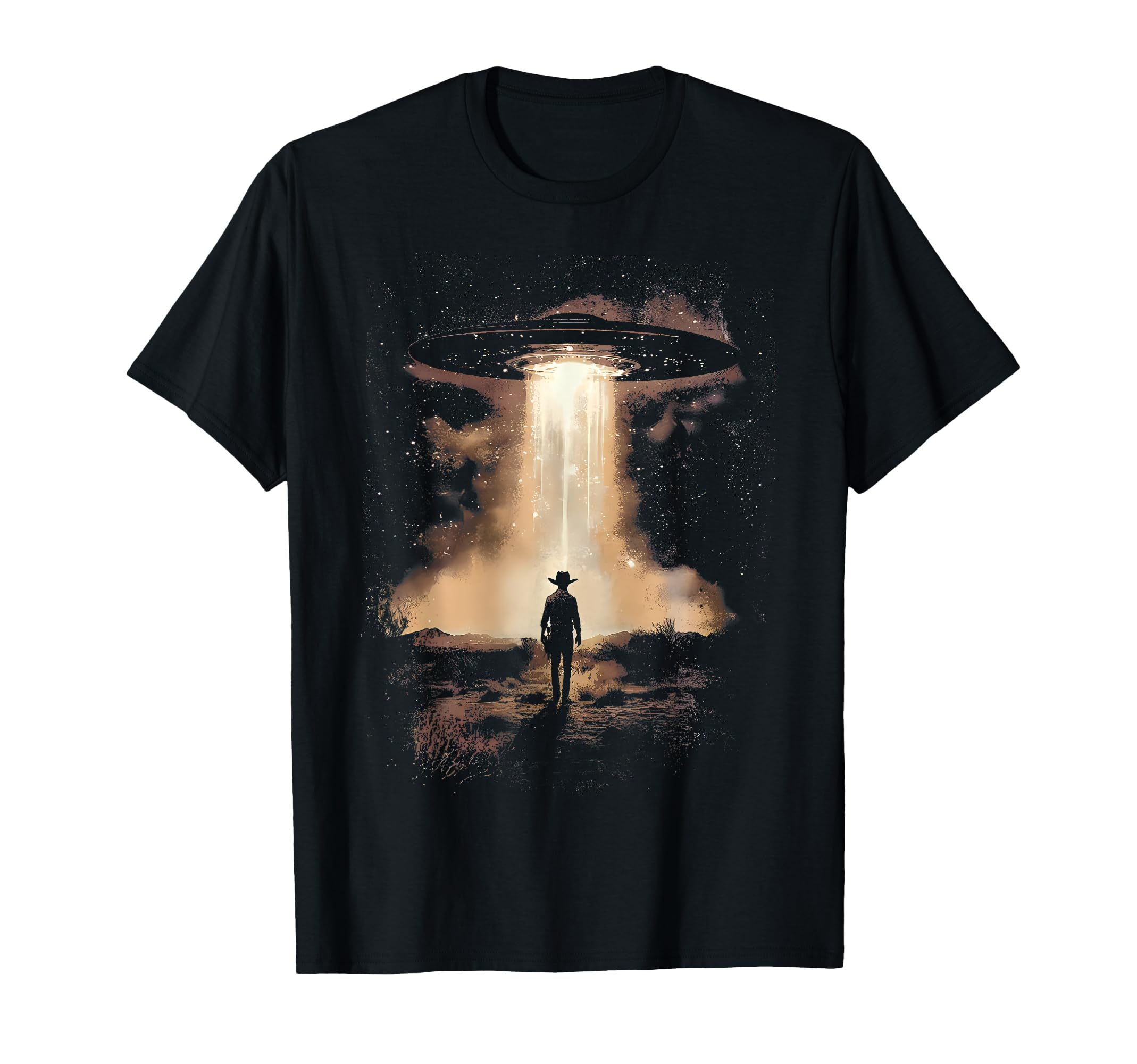 Ufo Cowboy Western Country Rodeo T-Shirt - Aesthetic Graphic for Adults - T-Shirt, Sweatshirt, Hoodie