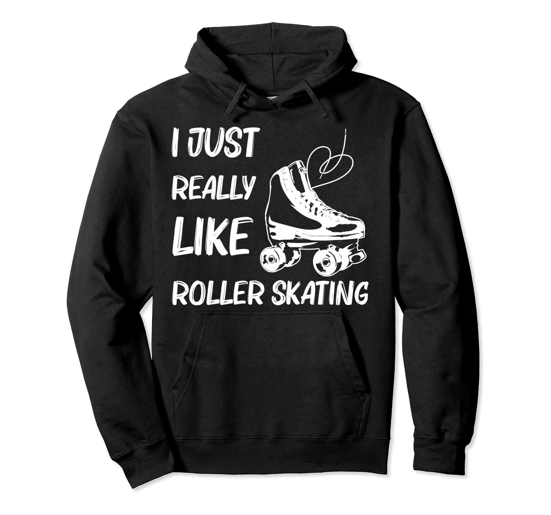 Roller Skating Disco Derby Skates Hoodie - Minimalist Print Men Women - T-Shirt, Sweatshirt, Hoodie