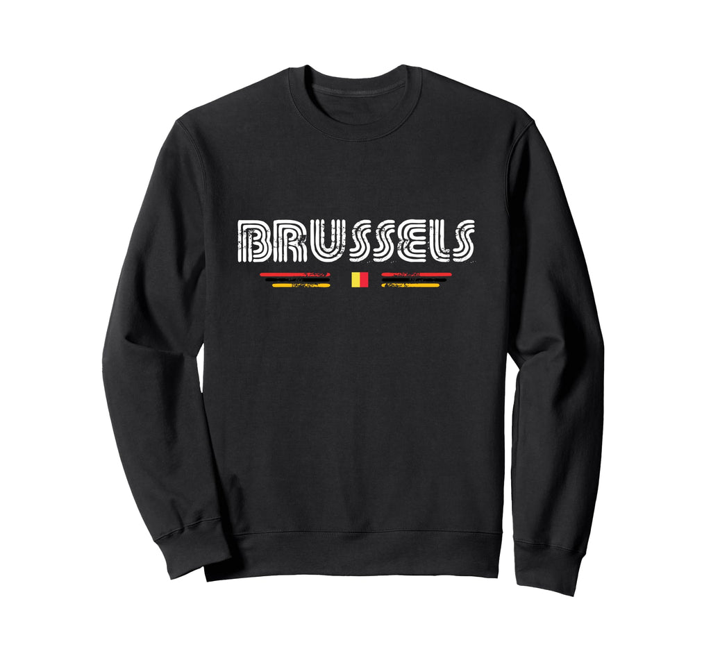 Brussels Belgium Austria 70S 80S Sweatshirt - Unique Graphic for Adults - T-Shirt, Sweatshirt, Hoodie