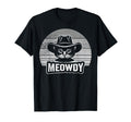 Meowdy Cat Cowboy Hat Funny Kitten T-Shirt - Graphic Print for Adults - T-Shirt, Sweatshirt, Hoodie