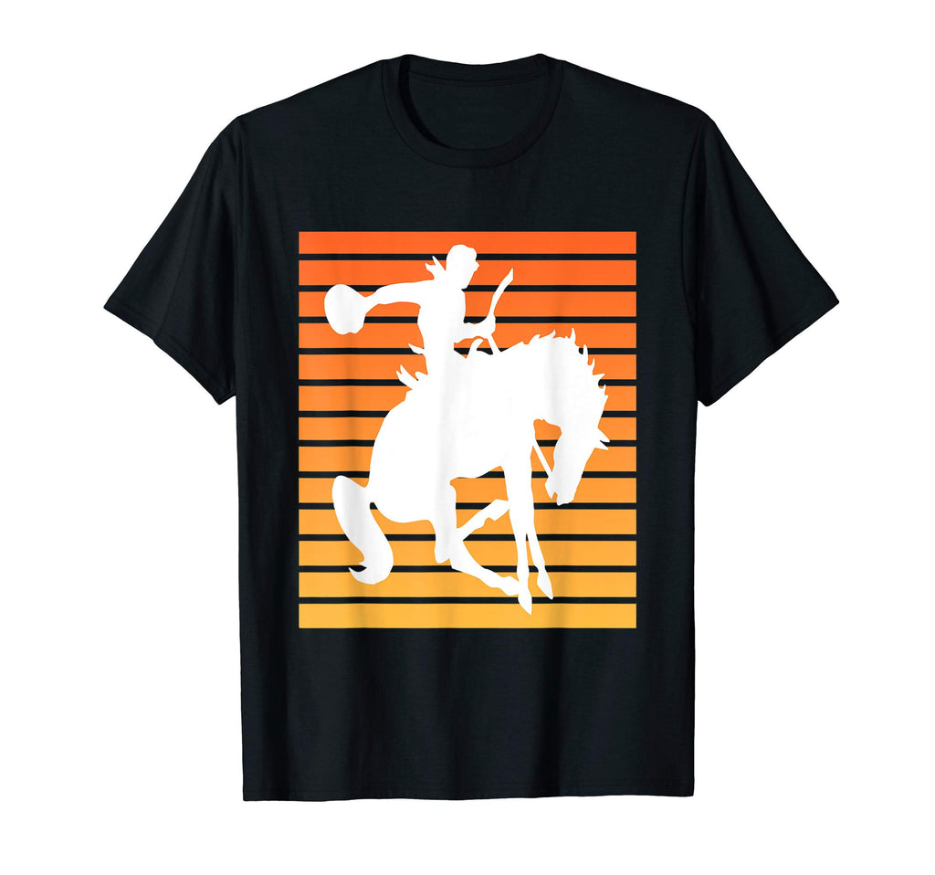 Rider Bucking Bronco Cowboy Sports T-Shirt - Aesthetic Graphic Men Women - T-Shirt, Sweatshirt, Hoodie