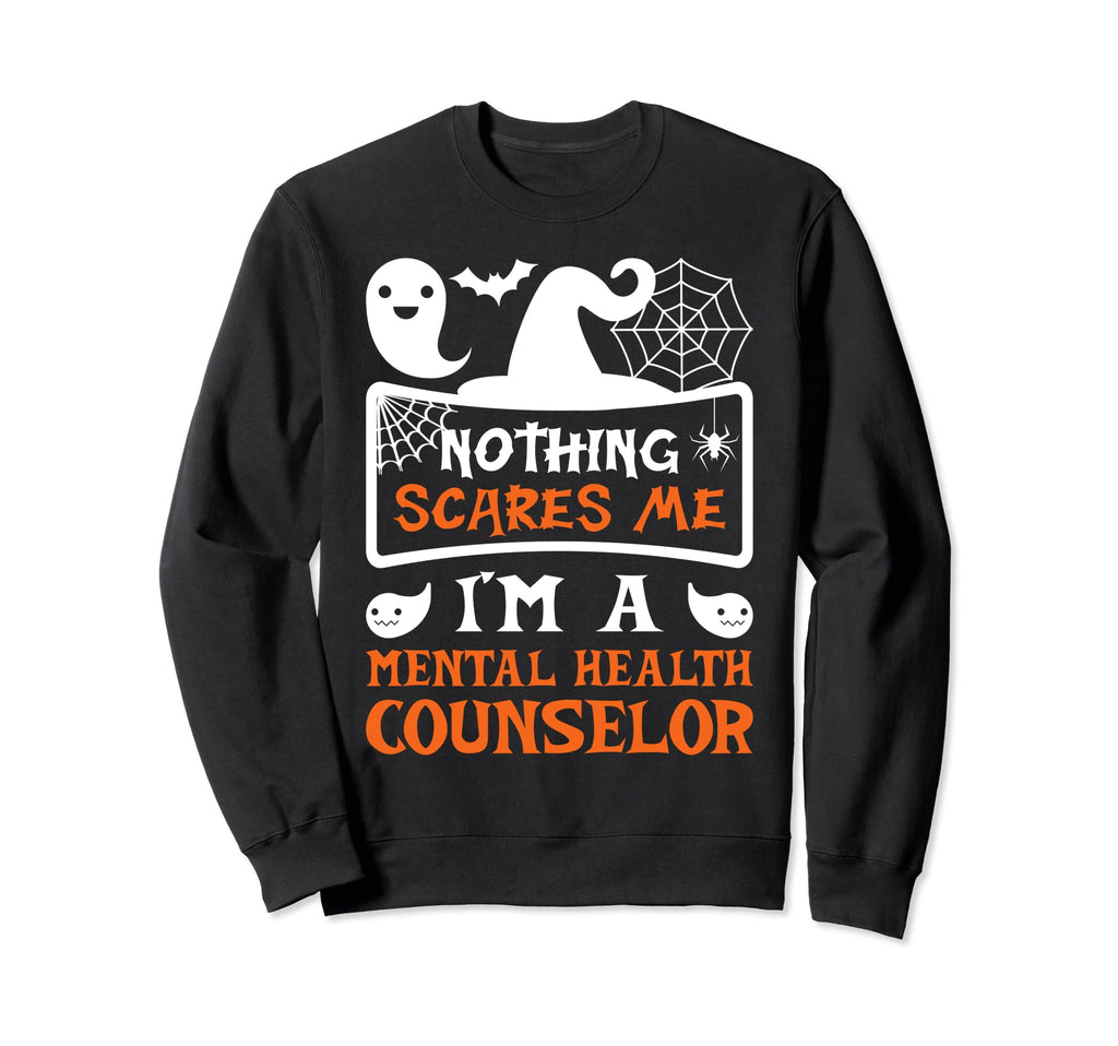 Funny Halloween Vampire Mental Sweatshirt - Minimalist Print for Adults - T-Shirt, Sweatshirt, Hoodie