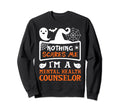 Funny Halloween Vampire Mental Sweatshirt - Minimalist Print for Adults - T-Shirt, Sweatshirt, Hoodie