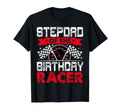 Stepdad Birthday Racer Bday Racing T-Shirt - Custom Art Print for Adults - T-Shirt, Sweatshirt, Hoodie