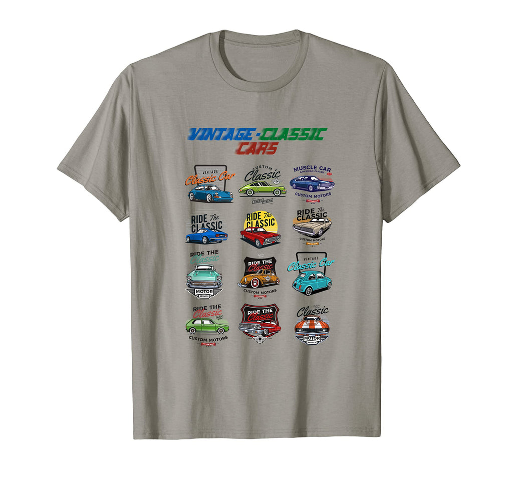 Car Collection T-Shirt - Trendy Graphic Men Women - T-Shirt, Sweatshirt, Hoodie