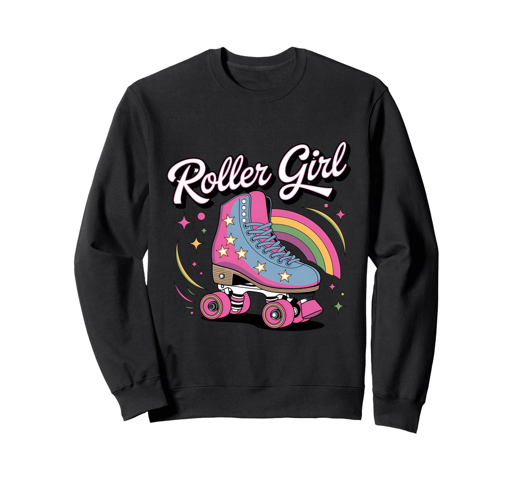 Roller Skater 70S 80S 90S Roller Sweatshirt - Novelty Apparel Unisex - T-Shirt, Sweatshirt, Hoodie