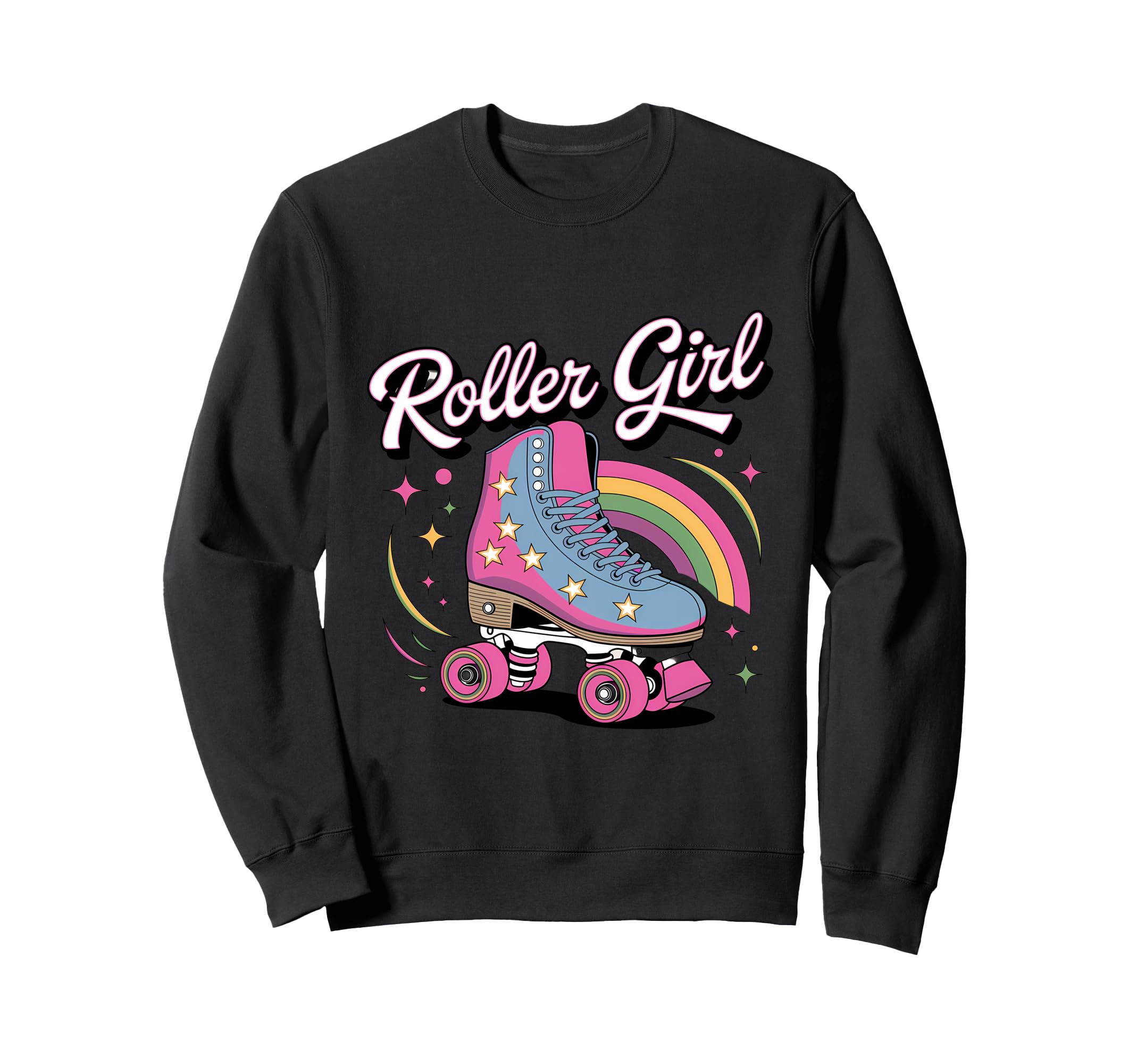 Roller Skater 70S 80S 90S Roller Sweatshirt - Novelty Apparel Unisex - T-Shirt, Sweatshirt, Hoodie