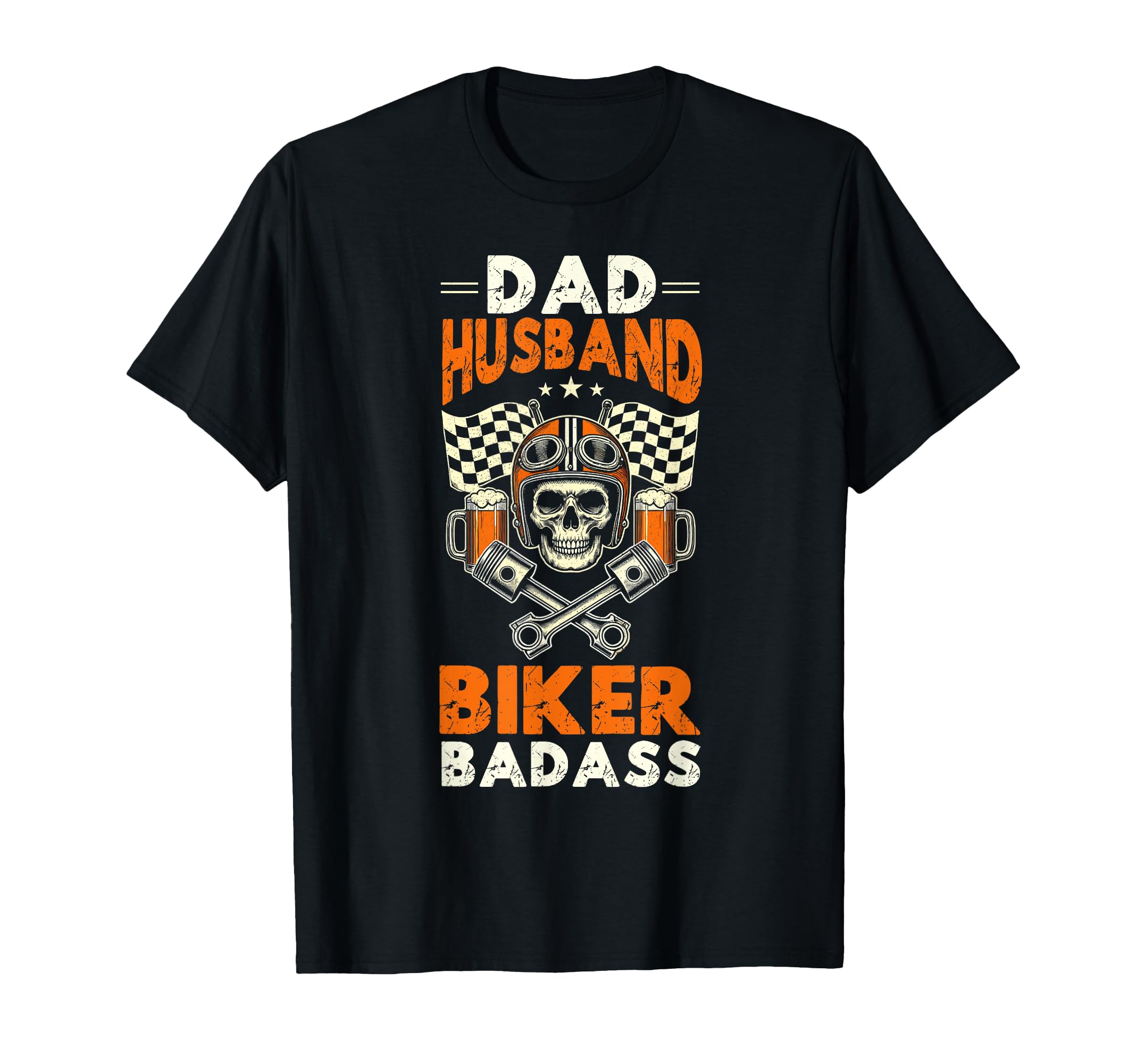 Dad Husband Biker Motorcycle Papa T-Shirt - Streetwear Style Unisex - T-Shirt, Sweatshirt, Hoodie