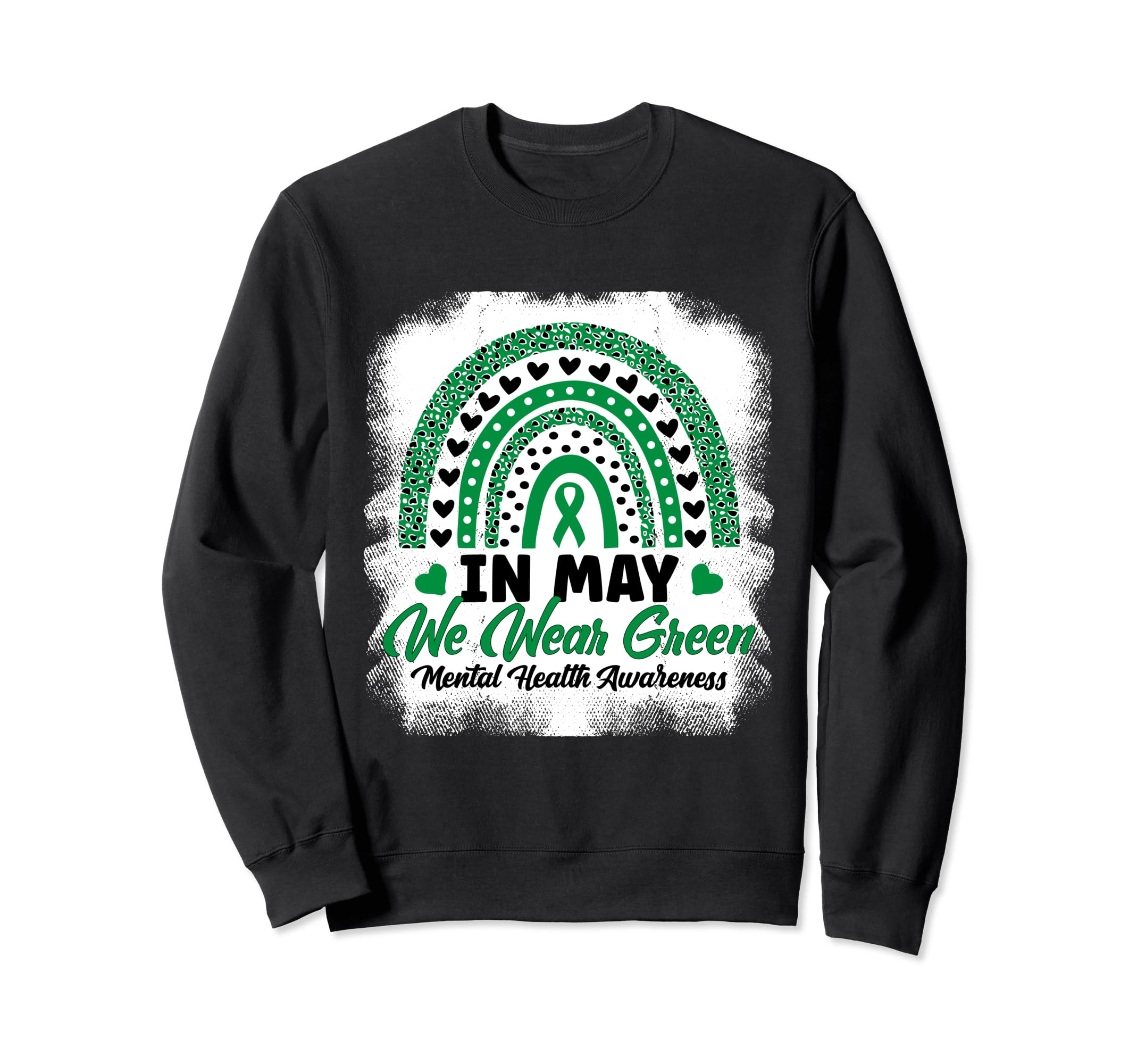May We Wear Green Leopard Sweatshirt - Fun Novelty Design Men Women - T-Shirt, Sweatshirt, Hoodie