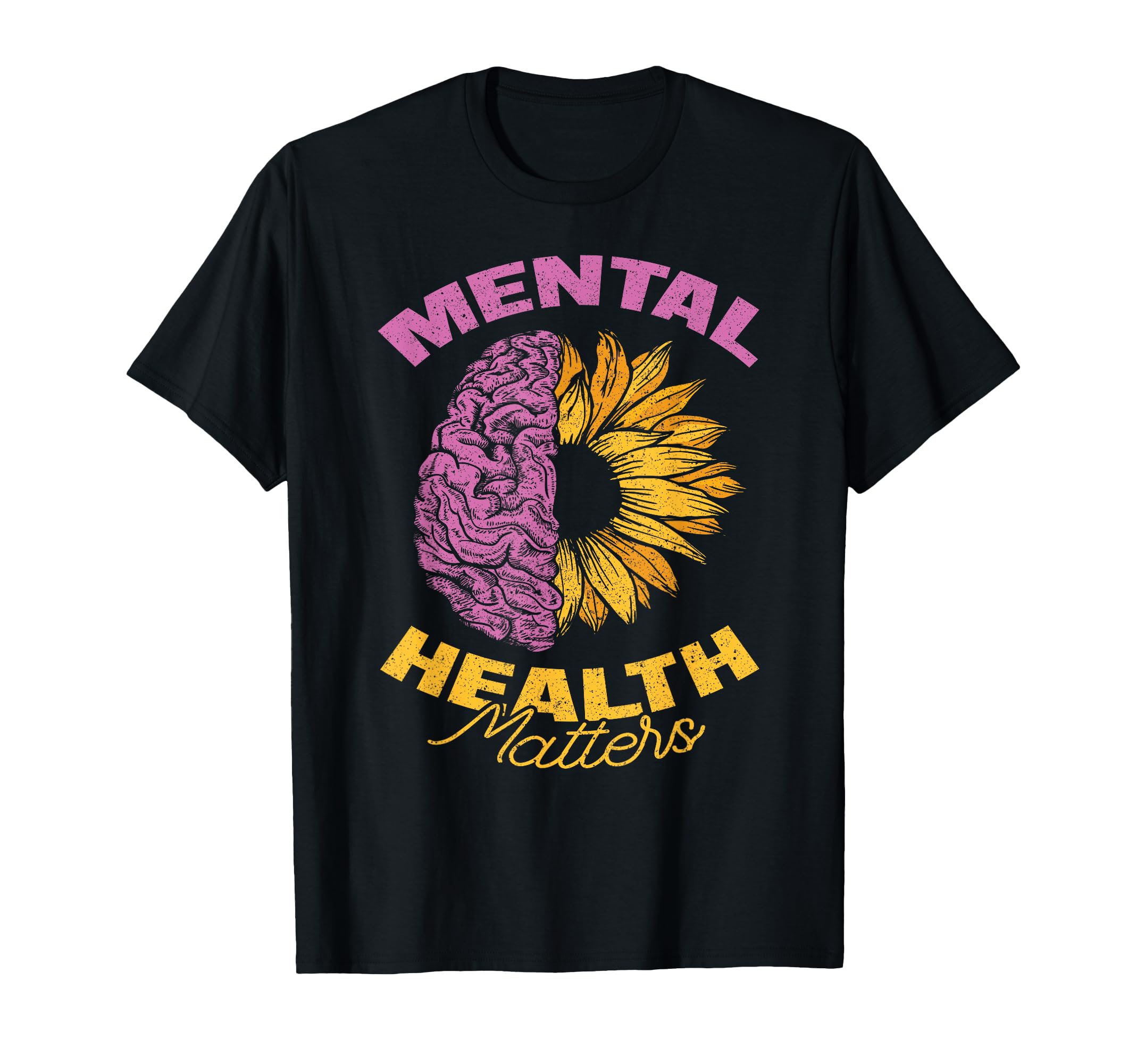 Mental Health Matters T-Shirt - Minimalist Print for Adults - T-Shirt, Sweatshirt, Hoodie